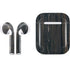 Black Painted Wood Apple AirPods Skin