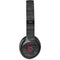 Black Painted Wood Beats Solo 2 Wireless Skin