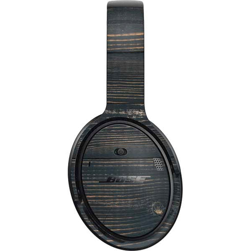 Black Painted Wood Bose QuietComfort 35 Headphones Skin