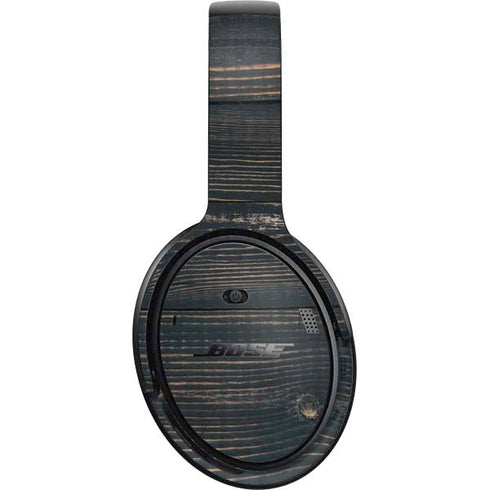 Black Painted Wood Bose QuietComfort 35 II Headphones Skin