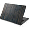 Black Painted Wood Dell Chromebook Skin