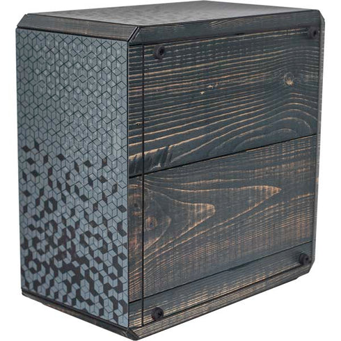 Black Painted Wood Cooler Master MasterBox Q300L Mini Tower Skin