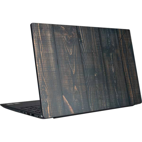 Black Painted Wood Dell Vostro Skin