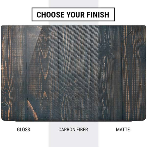 Black Painted Wood Dell Vostro Skin