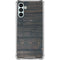 Black Painted Wood Galaxy A13 5G Clear Case