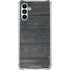 Black Painted Wood Galaxy A13 5G Clear Case