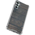 Black Painted Wood Galaxy A14 5G Clear Case