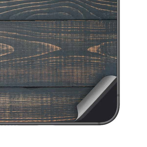 Black Painted Wood Galaxy A14 5G Skin