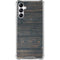 Black Painted Wood Galaxy A15 5G Clear Case
