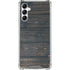 Black Painted Wood Galaxy A15 5G Clear Case