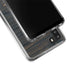 Black Painted Wood Galaxy A21 Clear Case