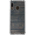 Black Painted Wood Galaxy A30 Clear Case