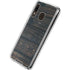 Black Painted Wood Galaxy A30 Clear Case