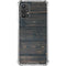 Black Painted Wood Galaxy A32 5G Clear Case