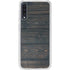 Black Painted Wood Galaxy A50 Clear Case