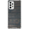 Black Painted Wood Galaxy A53 5G Clear Case