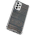 Black Painted Wood Galaxy A53 5G Clear Case