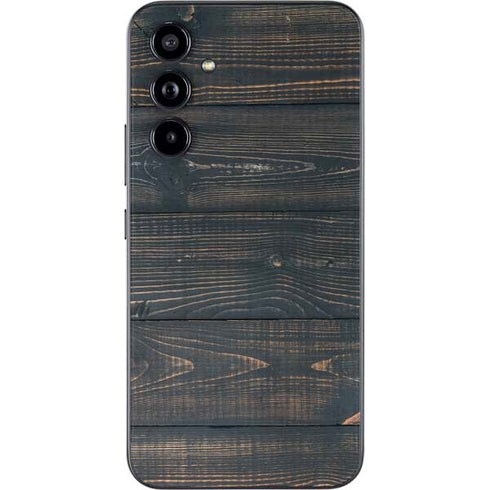 Black Painted Wood Galaxy A54 5G Skin