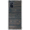 Black Painted Wood Galaxy A71 5G Clear Case