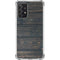 Black Painted Wood Galaxy A72 5G Clear Case