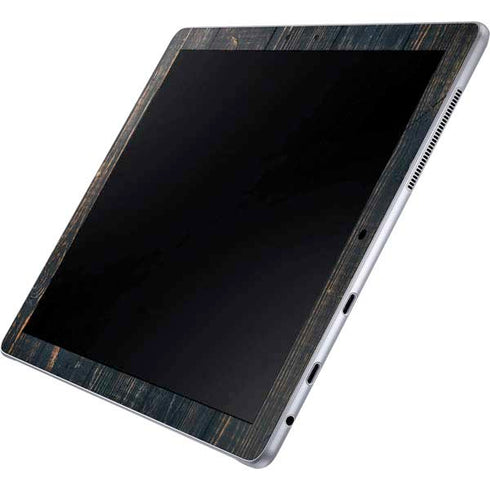 Black Painted Wood Galaxy Book 12in Skin