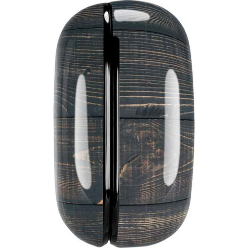 Black Painted Wood Galaxy Buds Pro Skin