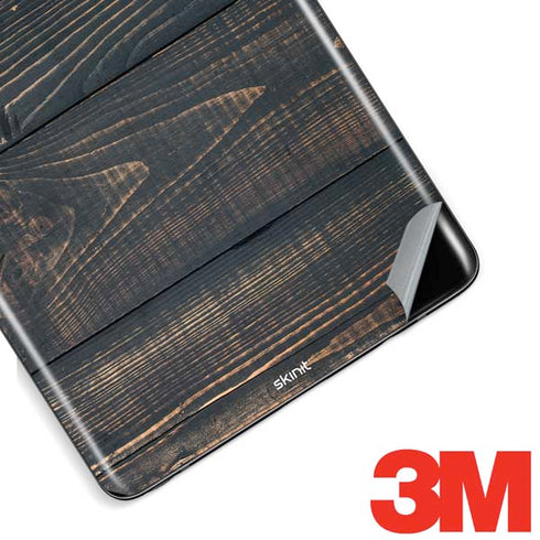 Black Painted Wood Galaxy Note 8 Skin