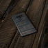 Black Painted Wood Galaxy Note 9 Skin