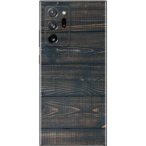 Black Painted Wood Galaxy Note20 Ultra 5G Skin