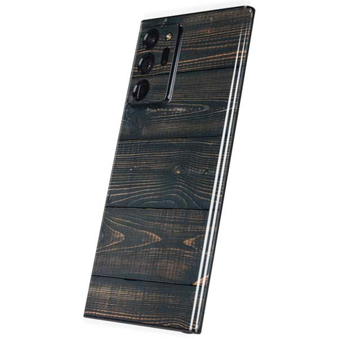 Black Painted Wood Galaxy Note20 Ultra 5G Skin