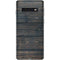Black Painted Wood Galaxy S10 Skin