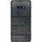Black Painted Wood Galaxy S10e Skin