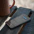 Black Painted Wood Galaxy S10e Skin