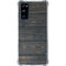 Black Painted Wood Galaxy S20 FE Clear Case