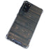 Black Painted Wood Galaxy S20 FE Clear Case