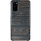 Black Painted Wood Galaxy S20 Lite Case