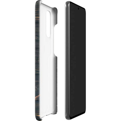 Black Painted Wood Galaxy S20 Lite Case