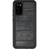 Black Painted Wood Galaxy S20 Waterproof Case