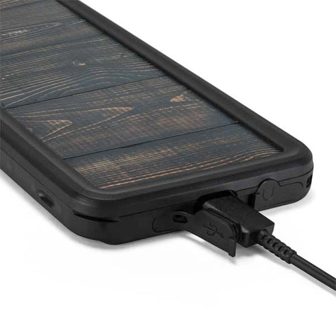 Black Painted Wood Galaxy S20 Waterproof Case