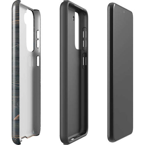 Black Painted Wood Galaxy S21 Plus 5G Pro Case