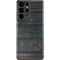 Black Painted Wood Galaxy S21 Ultra 5G Skin