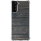 Black Painted Wood Galaxy S22 Plus Clear Case
