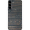 Black Painted Wood Galaxy S22 Plus Skin