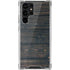 Black Painted Wood Galaxy S22 Ultra Clear Case