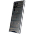Black Painted Wood Galaxy S22 Ultra Clear Case