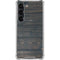 Black Painted Wood Galaxy S23 Clear Case
