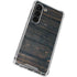 Black Painted Wood Galaxy S23 Clear Case
