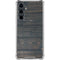 Black Painted Wood Galaxy S23 FE Clear Case