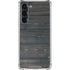Black Painted Wood Galaxy S23 Plus Clear Case