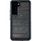Black Painted Wood Galaxy S23 Waterproof Case